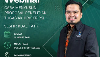 Webinar BKPI IAIN SAS Babel Bahas Penyusunan Proposal Skripsi Kualitatif